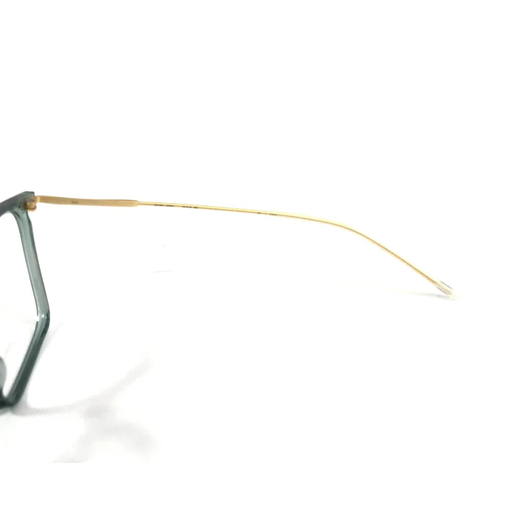 lool Eyewear Eyeglasses Frames SIONA GRGD Clear Green Matte Gold 54-16-145